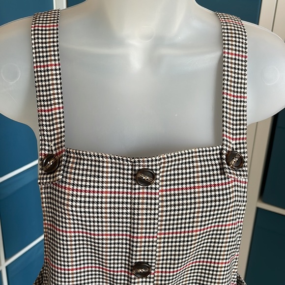 Mixed threads Y2K adorable plaid fall dress 🤎🖤❤️ - Picture 2 of 11